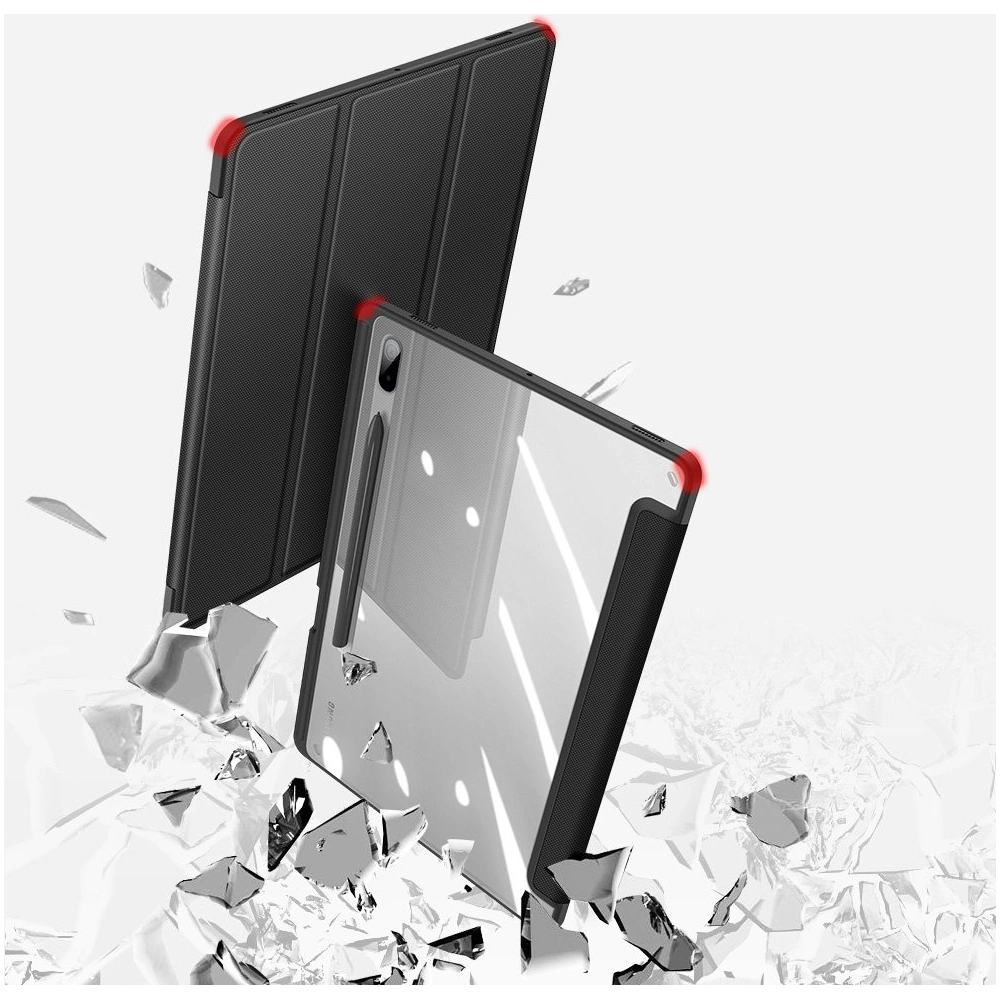 Hurtownia GSM - Case Dux Ducis Toby Samsung Galaxy Tab S8+ Plus/Tab S7+ Plus/Tab S7 FE mit Halterung für den Stylus schwarz - DDS588 - {ean13} - Hurt