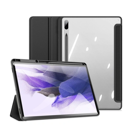 Etui Dux Ducis Toby Samsung Galaxy Tab S8+ Plus/Tab S7+ Plus/Tab S7 FE z uchwytem na rysik czarny