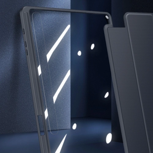 Etui Dux Ducis Toby Samsung Galaxy Tab S8+ Plus/Tab S7+ Plus/Tab S7 FE z uchwytem na rysik czarny
