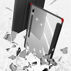 Hurtownia GSM - Dux Ducis Toby tok Samsung Galaxy Tab S8+ Plus/Tab S7+ Plus/Tab S7 FE stylus tartóval fekete színben - DDS588 - {ean13} - Hurt