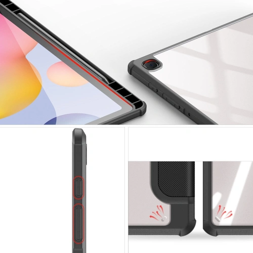 Etui Dux Ducis Toby Samsung Galaxy Tab S6 Lite z uchwytem na rysik czarny