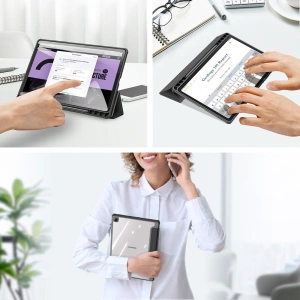 Hurtownia GSM - Dux Ducis Toby tok Samsung Galaxy Tab S6 Lite stylus tartóval fekete - DDS589 - {ean13} - Hurt