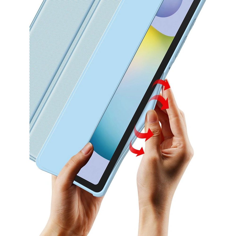 Hurtownia GSM - Etui Dux Ducis Toby Samsung Galaxy Tab S6 Lite cu suport pentru stylus negru - DDS589 - {ean13} - Hurt