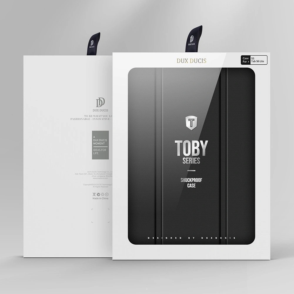 Hurtownia GSM - Etui Dux Ducis Toby Samsung Galaxy Tab S6 Lite cu suport pentru stylus negru - DDS589 - {ean13} - Hurt