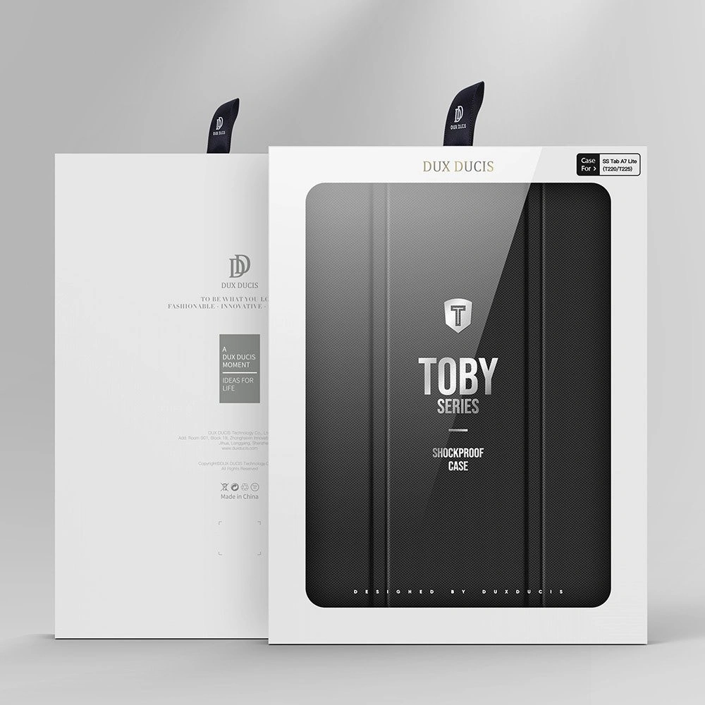 Hurtownia GSM - Dux Ducis Toby tok Samsung Galaxy Tab A7 Lite stylus tartóval fekete színben - DDS590 - {ean13} - Hurt