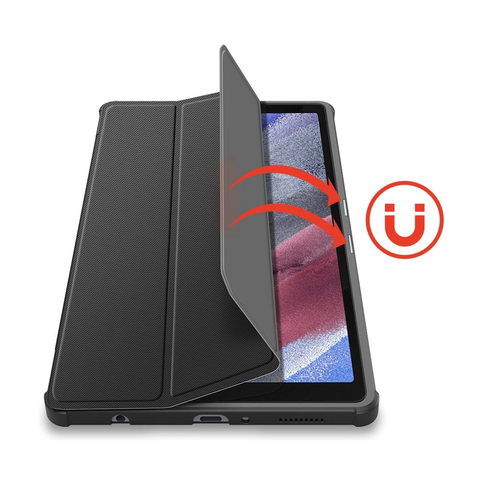 Hurtownia GSM - Dux Ducis Toby tok Samsung Galaxy Tab A7 Lite stylus tartóval fekete színben - DDS590 - {ean13} - Hurt