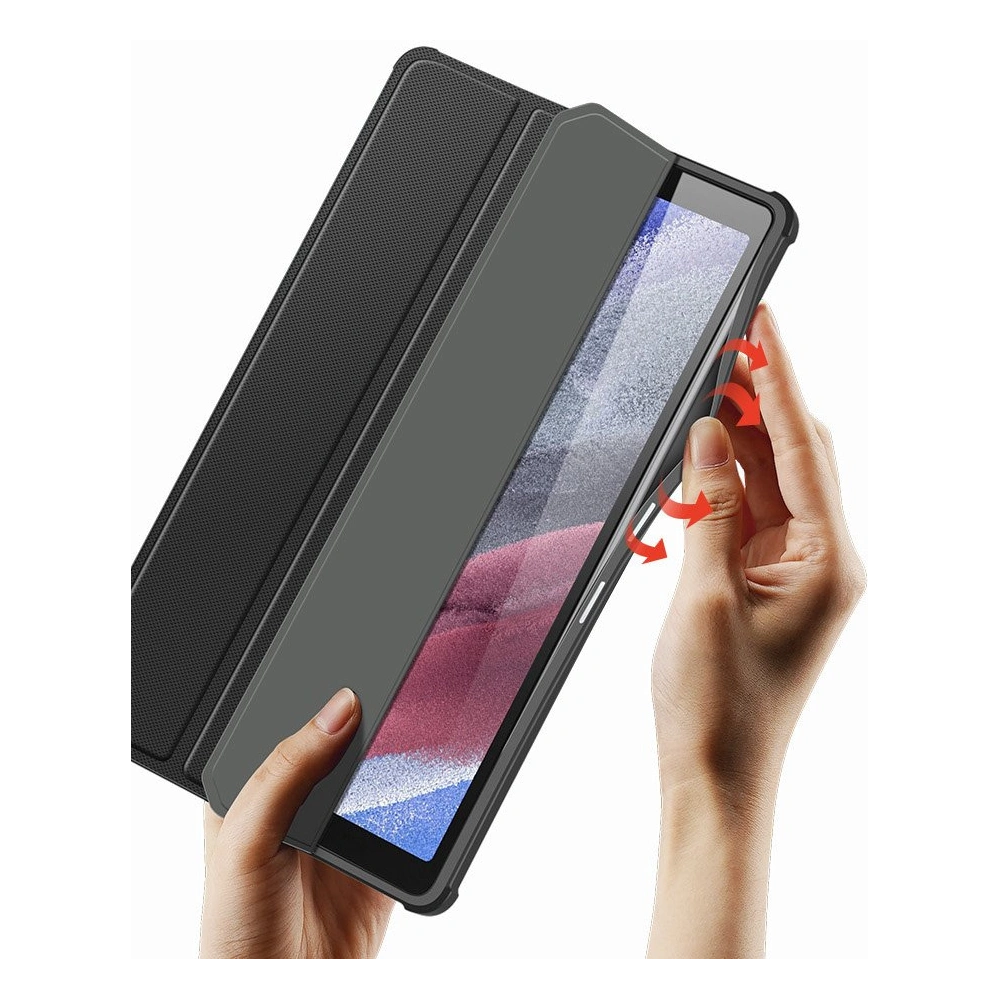 Hurtownia GSM - Dux Ducis Toby tok Samsung Galaxy Tab A7 Lite stylus tartóval fekete színben - DDS590 - {ean13} - Hurt