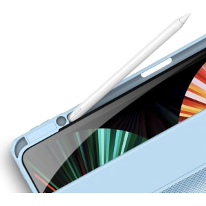 Hurtownia GSM - Etui Dux Ducis Toby Apple iPad Pro 12.9 2021 (a 5-a generație) suport pentru creion albastru - DDS591 - {ean13} - Hurt