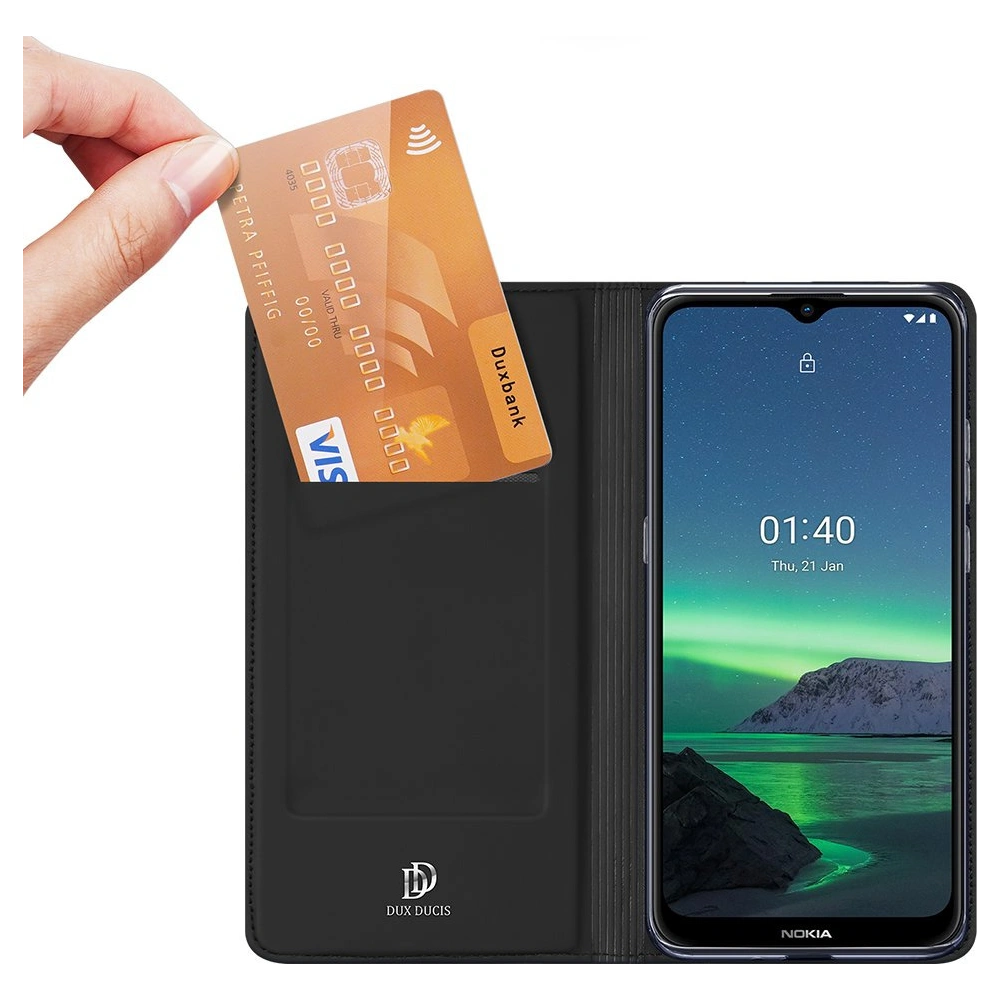 Hurtownia GSM - Etui Dux Ducis Skin Pro Nokia 1.4 černé - DDS601 - {ean13} - Hurt