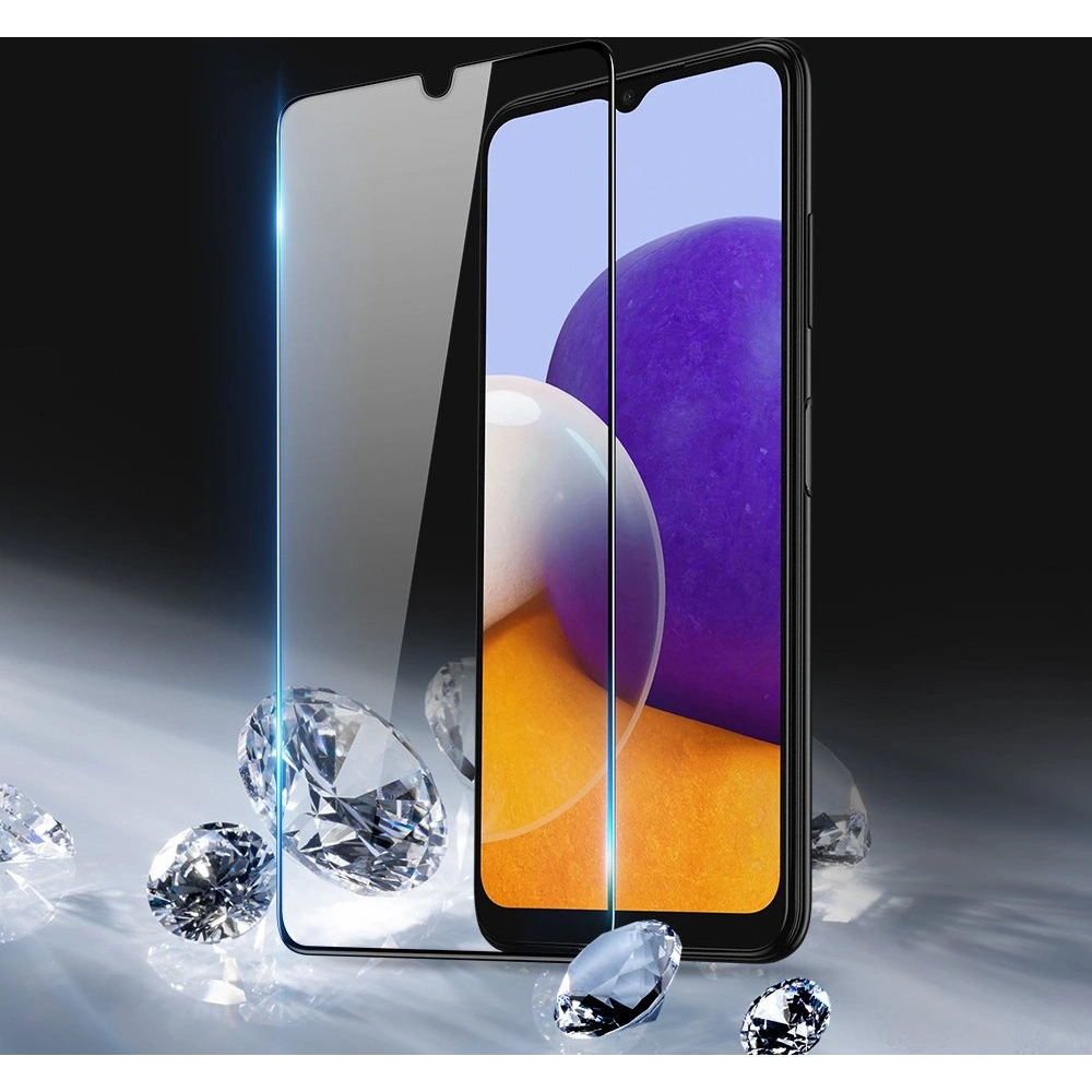 Hurtownia GSM - Sticlă întărită Dux Ducis 9D Tempered Glass Samsung Galaxy A22 4G negru (compatibil cu husele) - DDS602 - {ean13} - Hurt