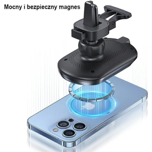 Hurtownia GSM - Magnetischer Halter USAMS Wireless Charging 15W Air Vent schwarz CD182ZJ01 - USA801 - {ean13} - Hurt