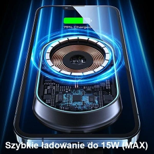 Hurtownia GSM - USAMS vezeték nélküli töltő mágneses tartó 15W légkondicionáló nyílás fekete/CD182ZJ01 - USA801 - {ean13} - Hurt