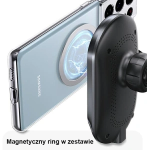 Hurtownia GSM - USAMS vezeték nélküli töltő mágneses tartó 15W légkondicionáló nyílás fekete/CD182ZJ01 - USA801 - {ean13} - Hurt