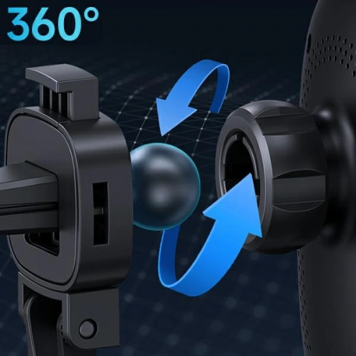 Magnetyczny uchwyt USAMS Wireless Charging 15W Air Vent czarny/black CD182ZJ01