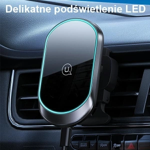 Hurtownia GSM - Magnetischer Halter USAMS Wireless Charging 15W Air Vent schwarz CD182ZJ01 - USA801 - {ean13} - Hurt