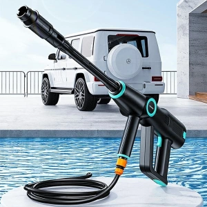 Hurtownia GSM - Hochdruckreiniger USAMS 5000 mAh + Gartenschlauch 5m schwarz/black US-ZB252 - USA802 - {ean13} - Hurt