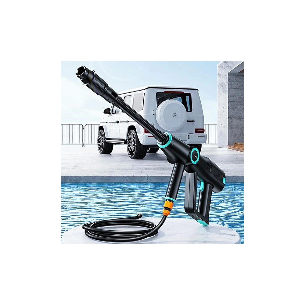 Hurtownia GSM - Hochdruckreiniger USAMS 5000 mAh + Gartenschlauch 5m schwarz/black US-ZB252 - USA802 - {ean13} - Hurt