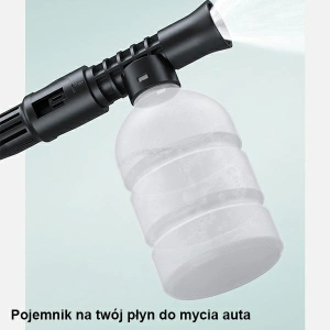 Hurtownia GSM - Tlaková myčka USAMS 5000 mAh + zahradní hadice 5m černá/black US-ZB252 - USA802 - {ean13} - Hurt