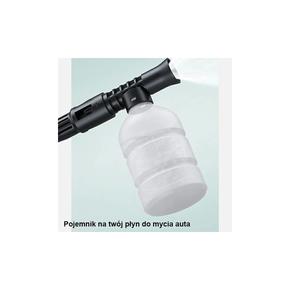 Hurtownia GSM - Și spălătoare cu presiune USAMS 5000 mAh + furtun de grădină 5m negru/black US-ZB252 - USA802 - {ean13} - Hurt
