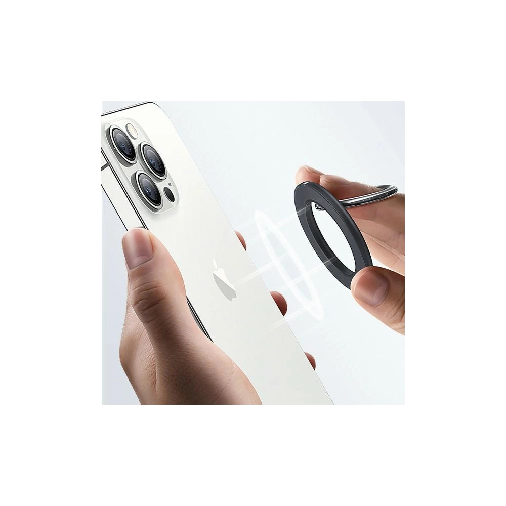 Hurtownia GSM - Suport pentru deget USAMS Ring holder magnetic negru/black US-ZJ071 - USA803 - {ean13} - Hurt