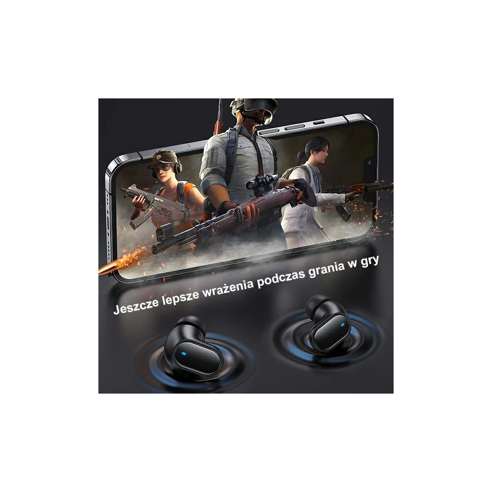 Wholesale USAMS BH series TWS Earphones Bluetooth 5.1 white BHUBH02 - USA804 - {ean13} - Hurt