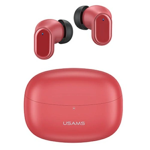 Słuchawki TWS USAMS BH series Bluetooth 5.1 czerwony/red BHUBH03