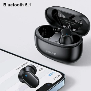 Wholesale USAMS BH series TWS Earphones Bluetooth 5.1 red BHUBH03 - USA806 - {ean13} - Hurt