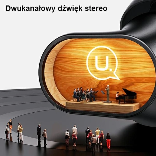 Słuchawki TWS USAMS BH series Bluetooth 5.1 czerwony/red BHUBH03