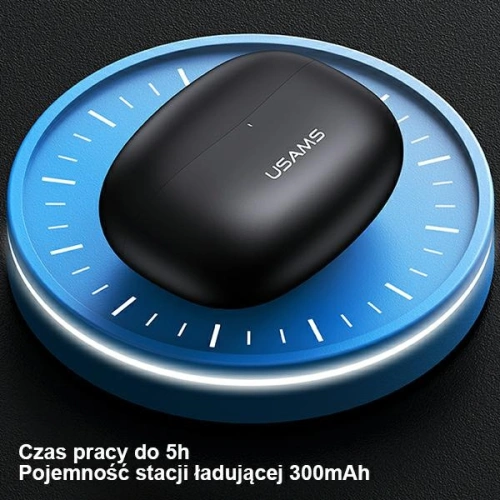 Słuchawki TWS USAMS BH series Bluetooth 5.1 czerwony/red BHUBH03