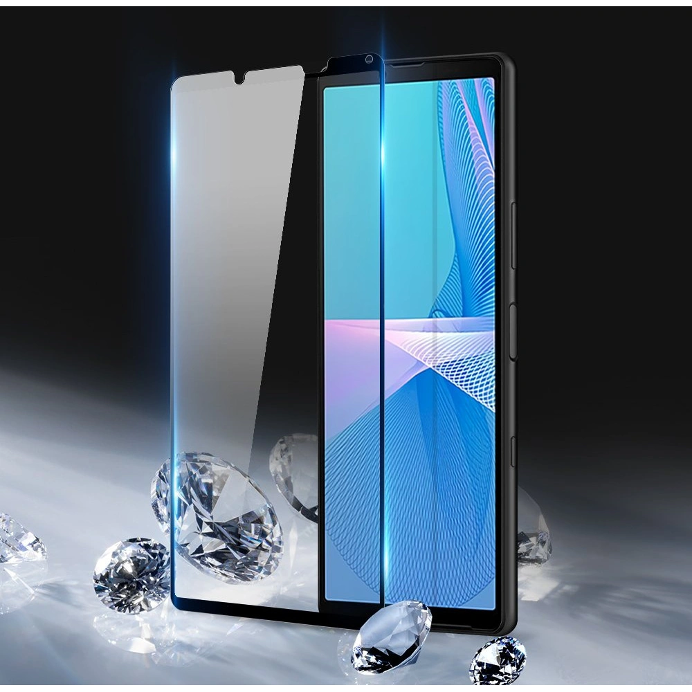 Hurtownia GSM - Dux Ducis 10D Edzett Üveg Sony Xperia 10 III fekete (tokbarát) - DDS605 - {ean13} - Hurt