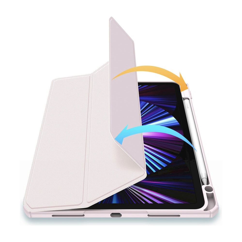 Hurtownia GSM - Etui Dux Ducis Toby Apple iPad Air 10.9 2020/2022 (4. și 5. generație) / iPad Air 11 2024 (6. generație) suport pentru creion roz - DDS615 - {ean13} - Hurt