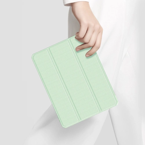 Etui Dux Ducis Toby Apple iPad Air 10.9 2020/2022 (4. i 5. generacji) / iPad Air 11 2024 (6. generacji) Pencil holder zielony