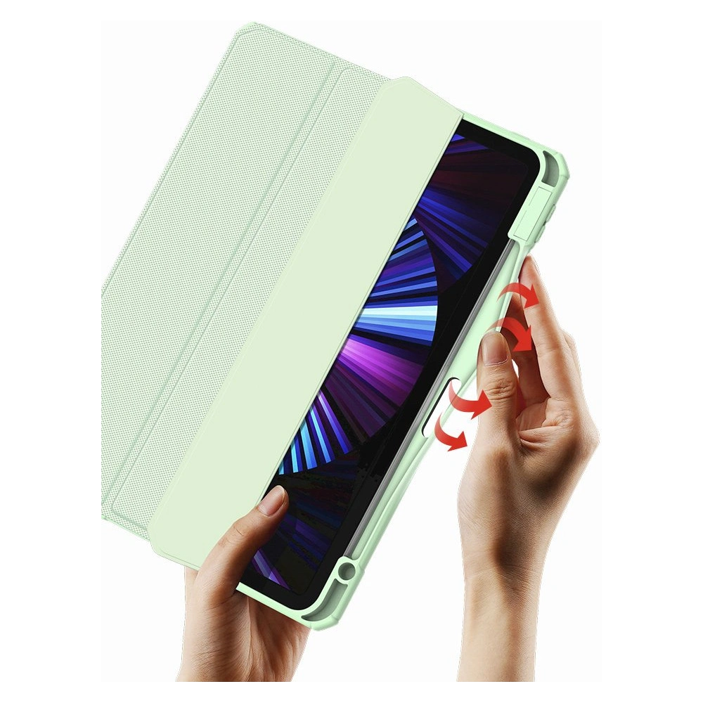 Hurtownia GSM - Etui Dux Ducis Toby Apple iPad Air 10.9 2020/2022 (4. și 5. generație) / iPad Air 11 2024 (6. generație) suport pentru creion verde - DDS616 - {ean13} - Hurt