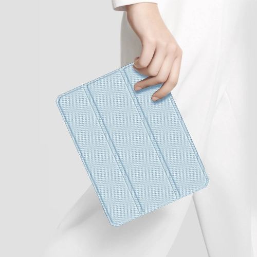 Etui Dux Ducis Toby Apple iPad Air 10.9 2020/2022 (4. i 5. generacji) / iPad Air 11 2024 (6. generacji) Pencil holder niebieski