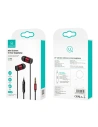 Hurtownia GSM - Słuchawki USAMS EP-46 jack 3,5 mm czerwony/red 1,2m HSEP4602 - USA808 - {ean13} - Hurt