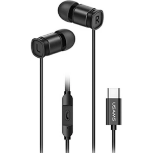 Słuchawki USAMS EP-46 USB-C czarny/black 1,2m HSEP4603