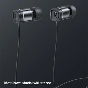 Słuchawki USAMS EP-46 USB-C czarny/black 1,2m HSEP4603
