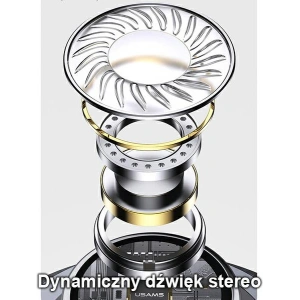 Słuchawki USAMS EP-46 USB-C czarny/black 1,2m HSEP4603