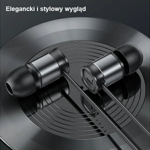 Słuchawki USAMS EP-46 USB-C czarny/black 1,2m HSEP4603
