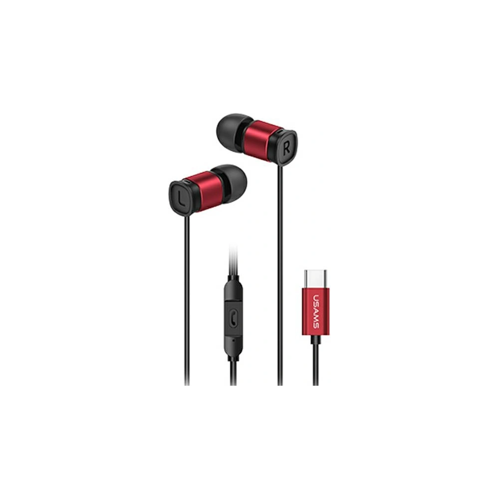 Hurtownia GSM - USAMS EP-46 USB-C Kopfhörer rot 1,2 m HSEP4604 - USA810 - {ean13} - Hurt