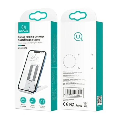 Uchwyt biurkowy USAMS biały/white US-ZJ070