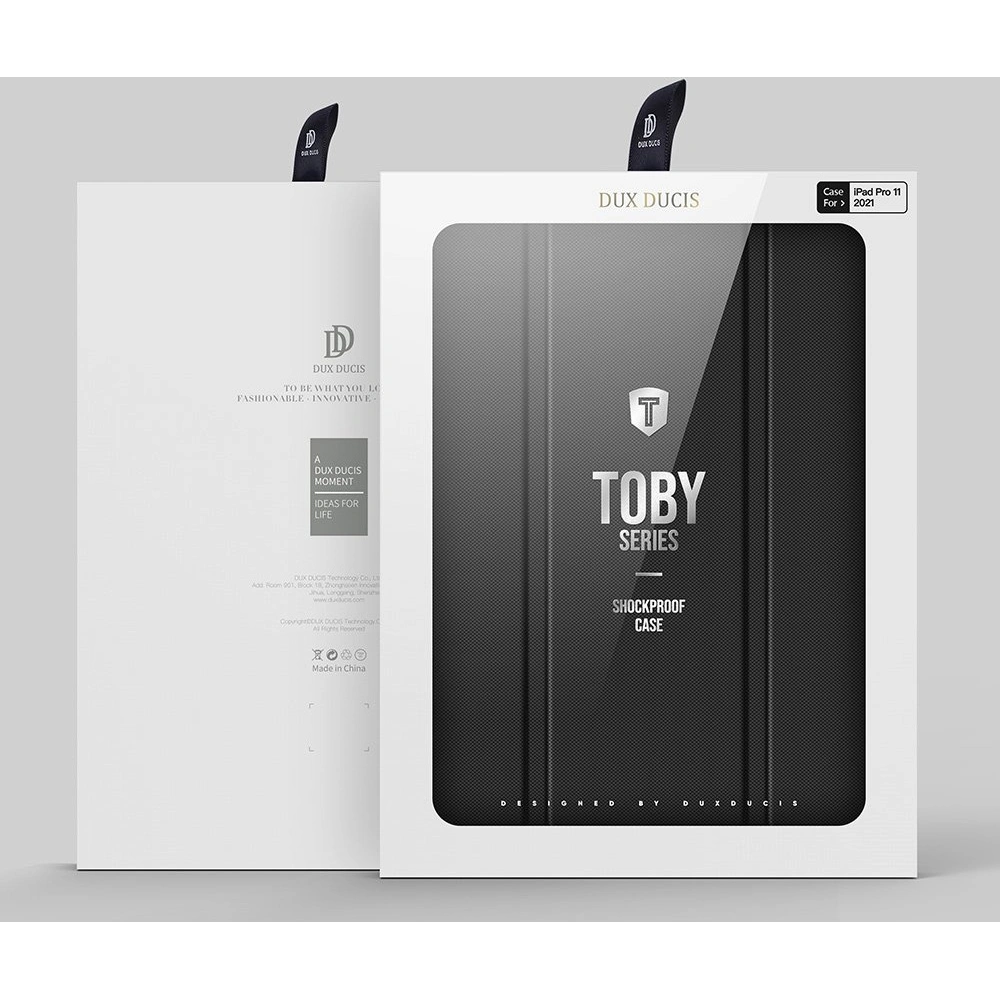 Hurtownia GSM - Dux Ducis Toby Case für Apple iPad Air 10.9 2020/2022 (4. und 5. Generation) / iPad Air 11 2024 (6. Generation) mit Stifthalter schwarz - DDS618 - {ean13} - Hurt