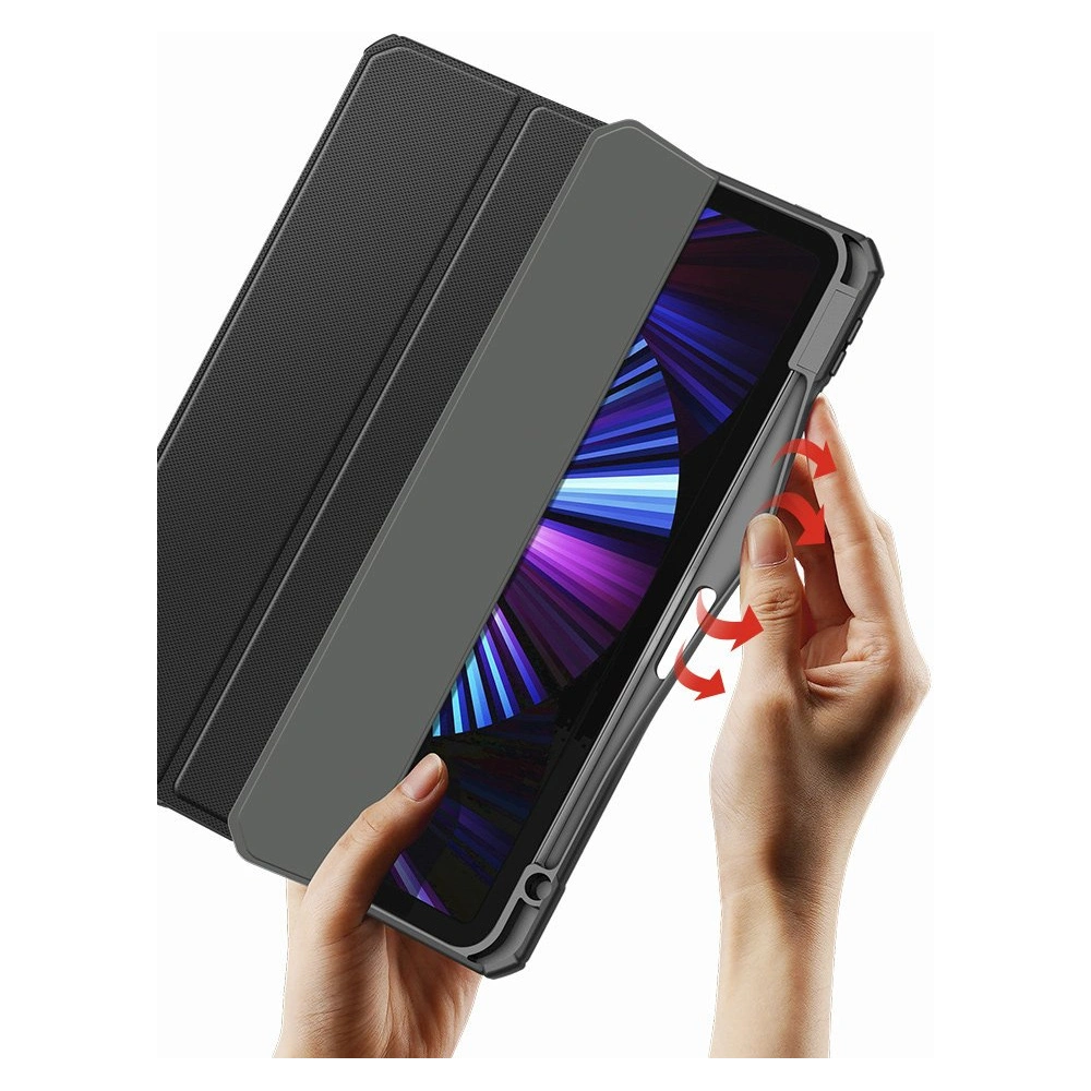 Hurtownia GSM - Dux Ducis Toby Case für Apple iPad Air 10.9 2020/2022 (4. und 5. Generation) / iPad Air 11 2024 (6. Generation) mit Stifthalter schwarz - DDS618 - {ean13} - Hurt