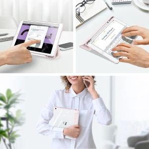 Wholesale Dux Ducis Toby Apple iPad 10.2 2019/2020/2021 (7, 8, 9 gen) Pencil holder pink - DDS619 - {ean13} - Hurt