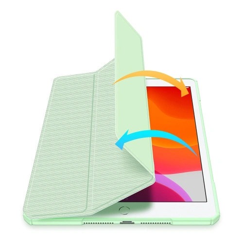 Etui Dux Ducis Toby Apple iPad 10.2 2019/2020/2021 (7., 8. i 9. generacji) Pencil holder zielony