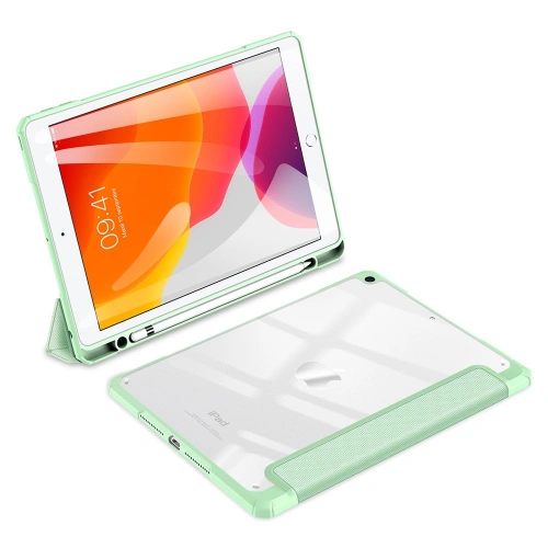 Etui Dux Ducis Toby Apple iPad 10.2 2019/2020/2021 (7., 8. i 9. generacji) Pencil holder zielony