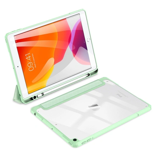 Etui Dux Ducis Toby Apple iPad 10.2 2019/2020/2021 (7., 8. i 9. generacji) Pencil holder zielony