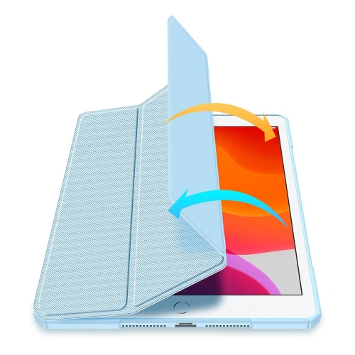 Etui Dux Ducis Toby Apple iPad 10.2 2019/2020/2021 (7., 8. i 9. generacji) Pencil holder niebieski