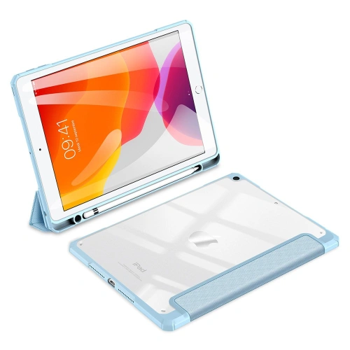 Etui Dux Ducis Toby Apple iPad 10.2 2019/2020/2021 (7., 8. i 9. generacji) Pencil holder niebieski