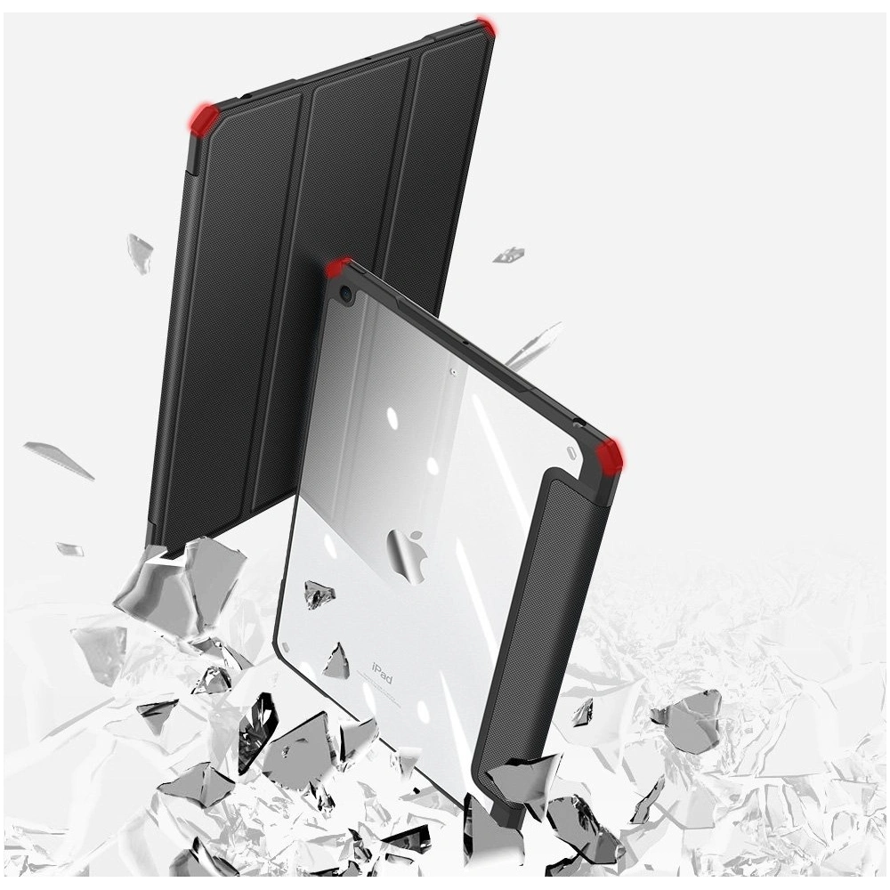 Hurtownia GSM - Etui Dux Ducis Toby Apple iPad 10.2 2019/2020/2021 (7., 8. și 9. generație) suport pentru creion negru - DDS622 - {ean13} - Hurt